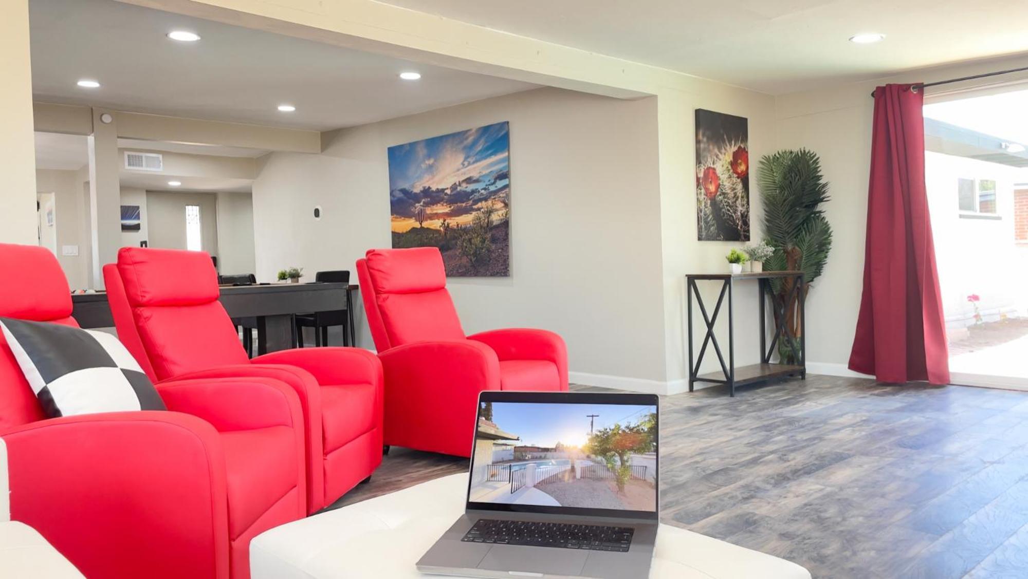 Private Home - Heated Pool, Billiards, Darts, Foosball, Fireplace, 5 Smart Tvs, Bbq, Cotton Bedding - The Saguaro Sanctuary, Pool Heat Optional 투산 외부 사진